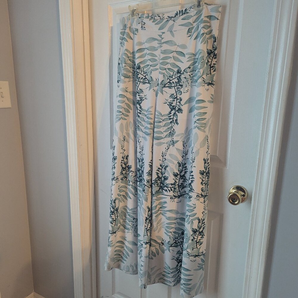 Shein white and green pants - XL